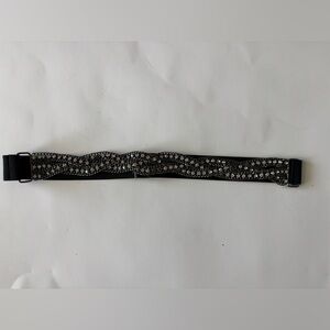 Black and Silver Sparkling Belt Accessory